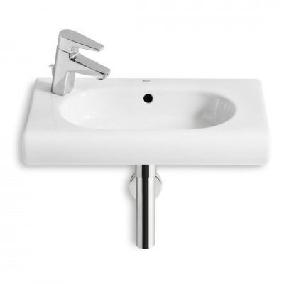 Roca Meridian Compacto umywalka ścienna 55x32 cm biała Supraglaze® A32724ZS00
