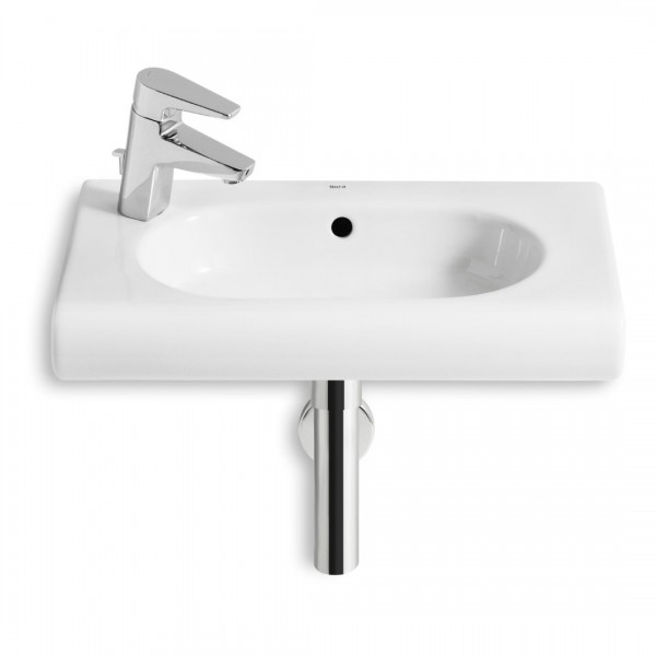 Roca Meridian Compacto umywalka ścienna 55x32 cm biała Supraglaze® A32724ZS00