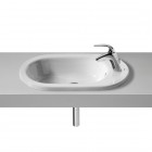 Roca Meridian umywalka wpuszczana w blat 60x34 cm biała Supraglaze® A32724ES00