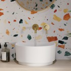 Omnires Cadence M+ umywalka nablatowa 42x37 cm biały mat CADENCE420BM