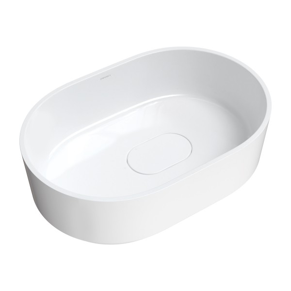 Omnires Cadence M+ umywalka nablatowa 62x42 cm biały połysk CADENCE620BP