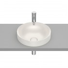 Roca Inspira Round umywalka wpuszczana w blat okrągła 37 cm beżowy A32752R650