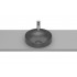 Roca Inspira Round umywalka wpuszczana w blat okrągła 37 cm onyks A32752R640