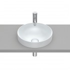 Roca Inspira Round umywalka wpuszczana w blat okrągła 37 cm perła A32752R630