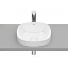 Roca Inspira Soft umywalka wpuszczana w blat 37x37 cm biała Supraglaze® A32750RS00