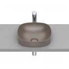 Roca Inspira Soft umywalka wpuszczana w blat 37x37 cm cafe A32750R660