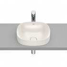 Roca Inspira Soft umywalka wpuszczana w blat 37x37 cm beżowy A32750R650