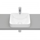 Roca Inspira Square umywalka wpuszczana w blat 37x37 cm biała Supraglaze® A32753RS00