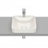 Roca Inspira Square umywalka wpuszczana w blat 37x37 cm beżowy A32753R650