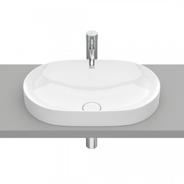 Roca Inspira Round umywalka wpuszczana w blat 55x37 cm A327527000