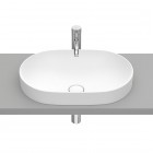 Roca Inspira Round umywalka wpuszczana w blat 55x37 cm biały mat A327527620
