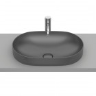 Roca Inspira Round umywalka wpuszczana w blat 55x37 cm onyks A327527640