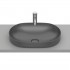 Roca Inspira Round umywalka wpuszczana w blat 55x37 cm onyks A327527640