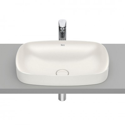 Roca Inspira Soft umywalka wpuszczana w blat 55x37 cm beżowy A327504650