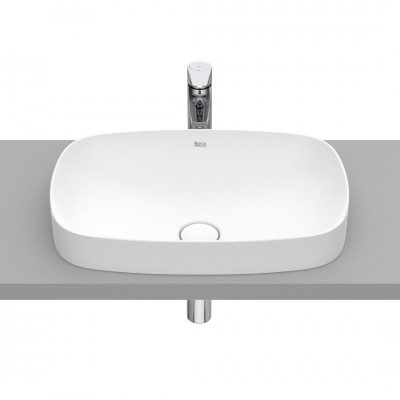 Roca Inspira Soft umywalka wpuszczana w blat 55x37 cm biały mat A327504620