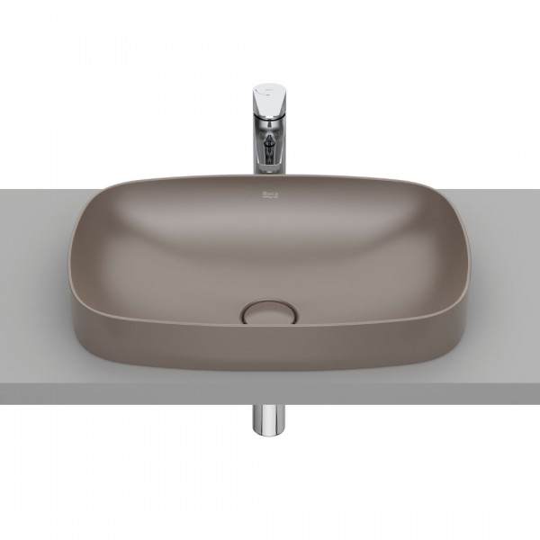 Roca Inspira Soft umywalka wpuszczana w blat 55x37 cm cafe A327504660