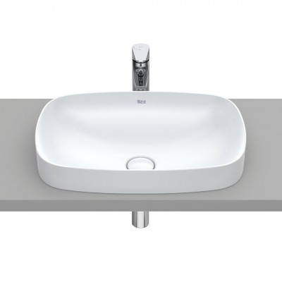 Roca Inspira Soft umywalka wpuszczana w blat 55x37 cm perła A327504630