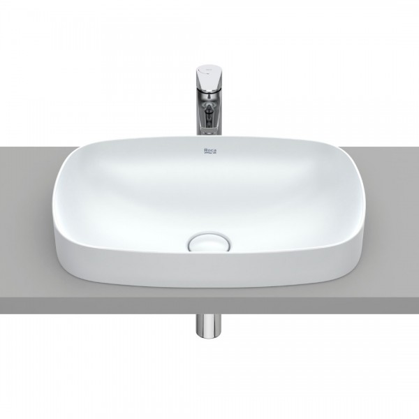 Roca Inspira Soft umywalka wpuszczana w blat 55x37 cm perła A327504630