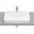 Roca Inspira Square umywalka wpuszczana w blat 55x37 cm biała Supraglaze® A327534S00