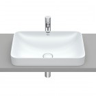 Roca Inspira Square umywalka wpuszczana w blat 55x37 cm perła A327534630