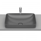 Roca Inspira Square umywalka wpuszczana w blat 55x37 cm onyks A327534640