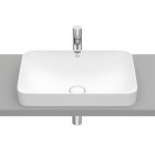 Roca Inspira Square umywalka wpuszczana w blat 55x37 cm biały mat A327534620