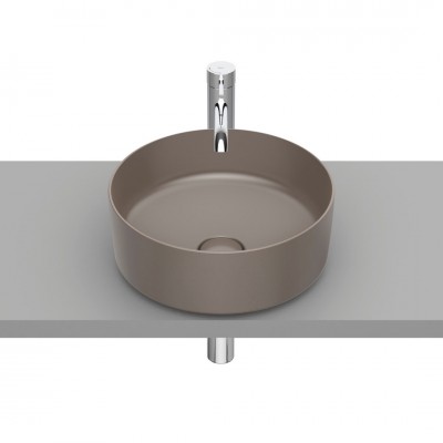 Roca Inspira Round umywalka nablatowa okrągła 37 cm cafe A327523660