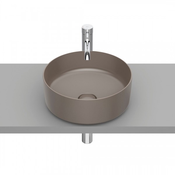 Roca Inspira Round umywalka nablatowa okrągła 37 cm cafe A327523660