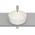 Roca Inspira Round umywalka nablatowa okrągła 37 cm beżowy A327523650