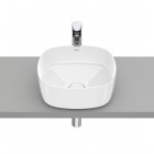 Roca Inspira Soft umywalka nablatowa 37x37 cm biała Supraglaze® A327502S00