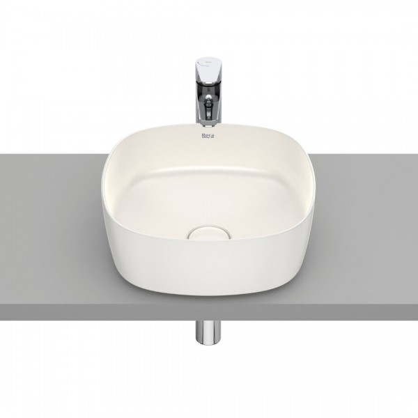 Roca Inspira Soft umywalka nablatowa 37x37 cm beżowy A327502650