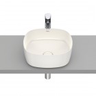 Roca Inspira Soft umywalka nablatowa 37x37 cm beżowy A327502650