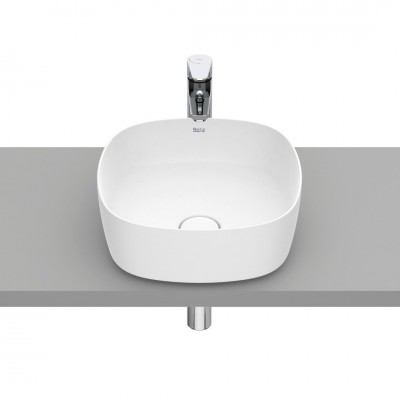 Roca Inspira Soft umywalka nablatowa 37x37 cm biały mat A327502620