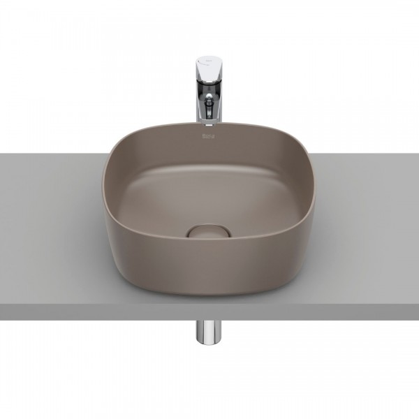 Roca Inspira Soft umywalka nablatowa 37x37 cm cafe A327502660