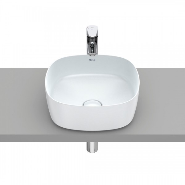 Roca Inspira Soft umywalka nablatowa 37x37 cm perła A327502630