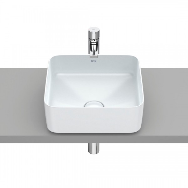 Roca Inspira Square umywalka nablatowa 37x37 cm perła A327532630