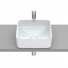 Roca Inspira Square umywalka nablatowa 37x37 cm perła A327532630