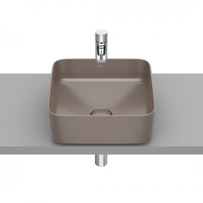 Roca Inspira Square umywalka nablatowa 37x37 cm cafe A327532660