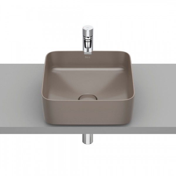 Roca Inspira Square umywalka nablatowa 37x37 cm cafe A327532660
