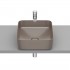 Roca Inspira Square umywalka nablatowa 37x37 cm cafe A327532660