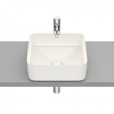 Roca Inspira Square umywalka nablatowa 37x37 cm beżowy A327532650