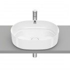 Roca Inspira Round umywalka nablatowa 50x37 cm biała Supraglaze® A327520S00