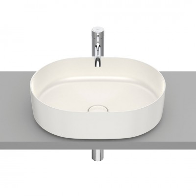 Roca Inspira Round umywalka nablatowa 50x37 cm beżowy A327520650