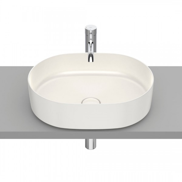 Roca Inspira Round umywalka nablatowa 50x37 cm beżowy A327520650