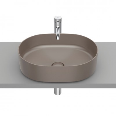 Roca Inspira Round umywalka nablatowa 50x37 cm cafe A327520660
