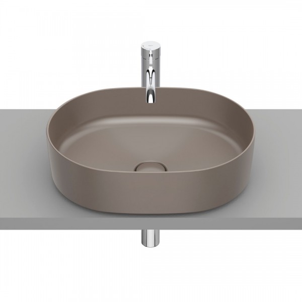 Roca Inspira Round umywalka nablatowa 50x37 cm cafe A327520660