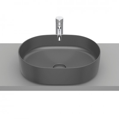 Roca Inspira Round umywalka nablatowa 50x37 cm onyks A327520640