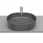 Roca Inspira Round umywalka nablatowa 50x37 cm onyks A327520640