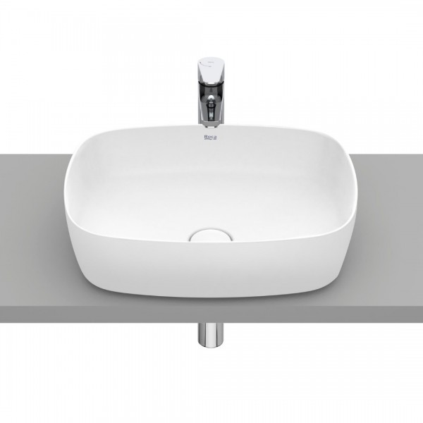 Roca Inspira Soft umywalka nablatowa 50x37 cm biały mat A327500620