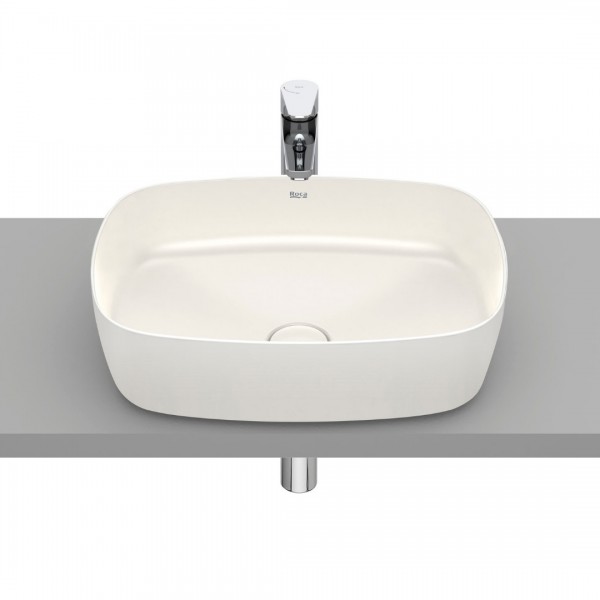 Roca Inspira Soft umywalka nablatowa 50x37 cm beżowy A327500650